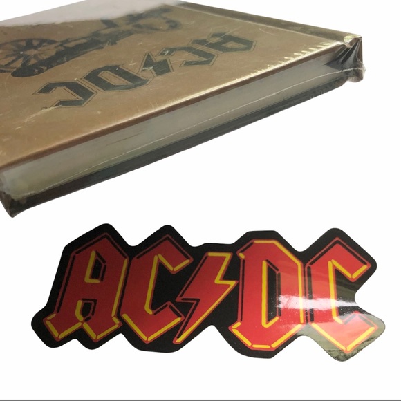 NEW AC/DC Cassette Tape Note Book + Stickers Classic Rock Music - Picture 4 of 6